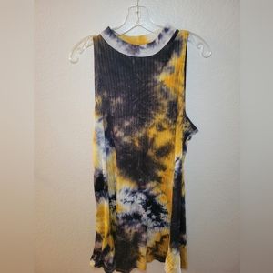 Tye dye sleeveless dress